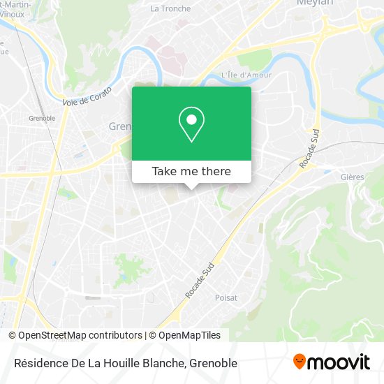 Mapa Résidence De La Houille Blanche
