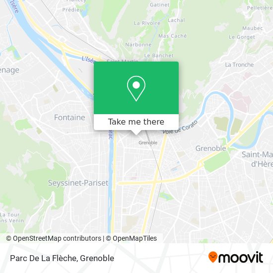 Parc De La Flèche map