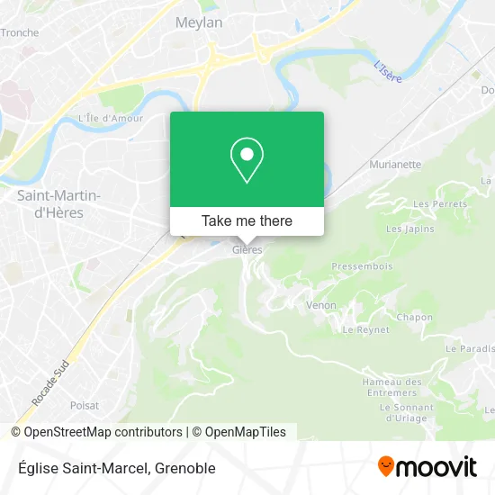 Église Saint-Marcel map