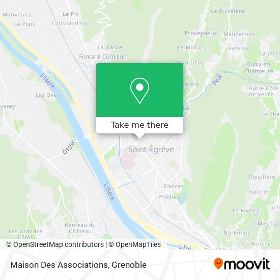 Maison Des Associations map