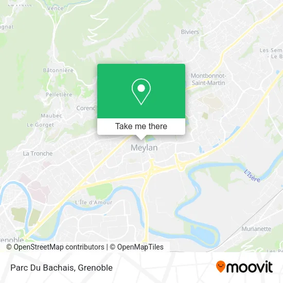 Parc Du Bachais map
