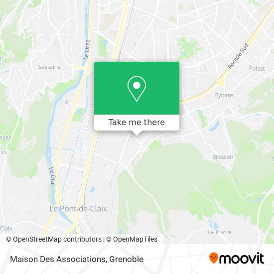 Maison Des Associations map