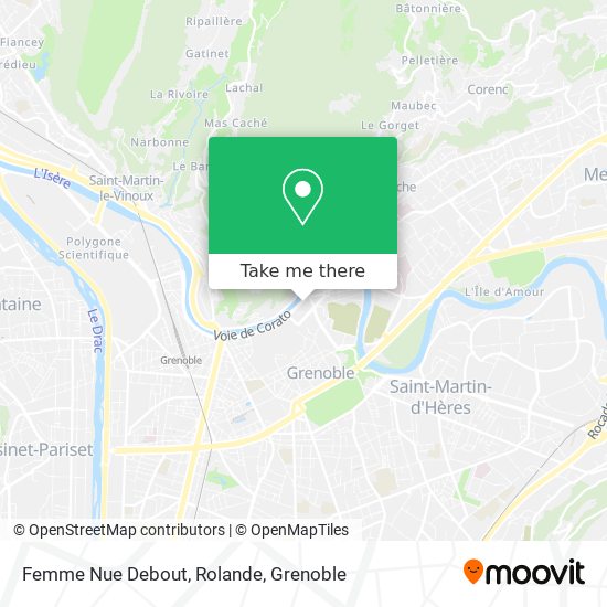 Femme Nue Debout, Rolande map