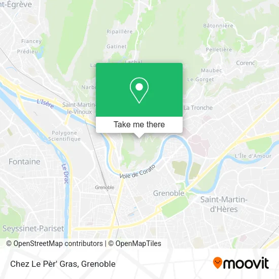Chez Le Pèr' Gras map