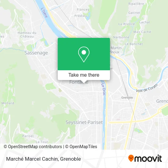 Marché Marcel Cachin map