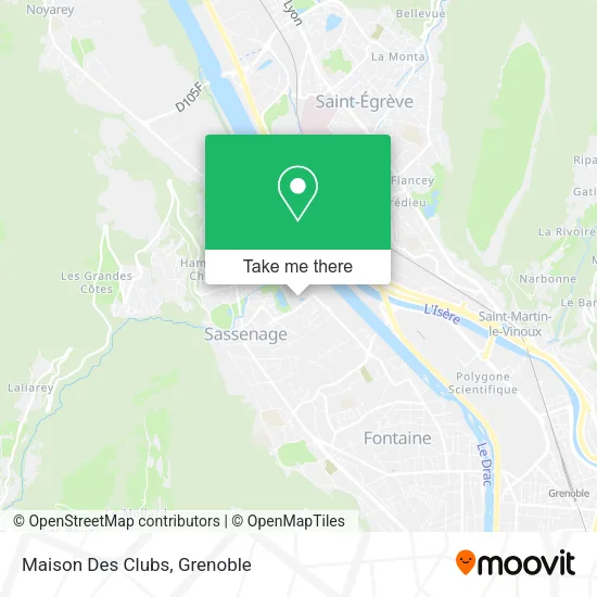 Maison Des Clubs map