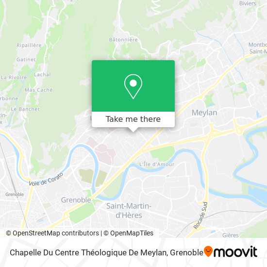 Chapelle Du Centre Théologique De Meylan map