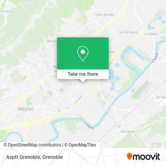 Asptt Grenoble map