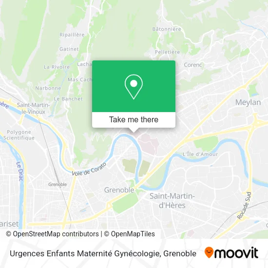 Urgences Enfants Maternité Gynécologie map