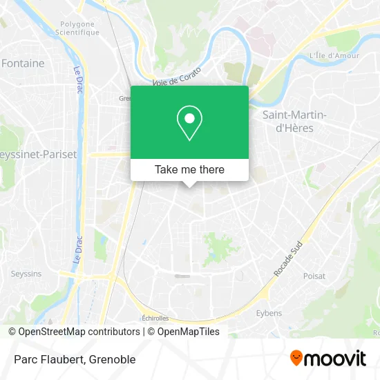 Parc Flaubert map