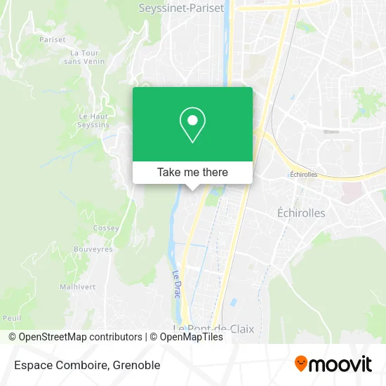 Espace Comboire map
