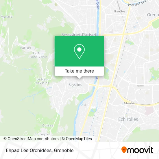 Ehpad Les Orchidées map