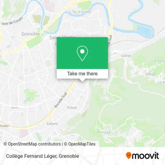 Collège Fernand Léger map