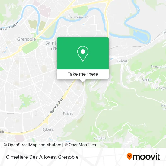 Cimetière Des Alloves map