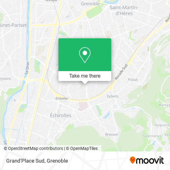 Grand'Place Sud map