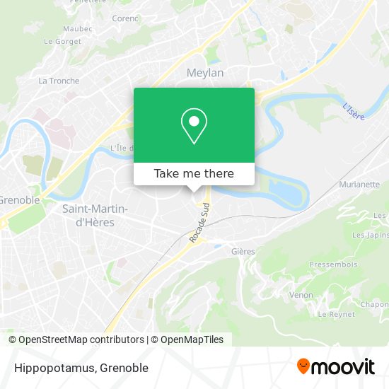 Hippopotamus map