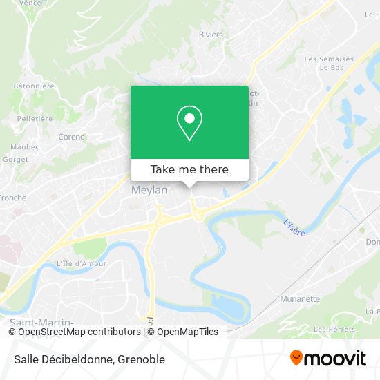 Salle Décibeldonne map