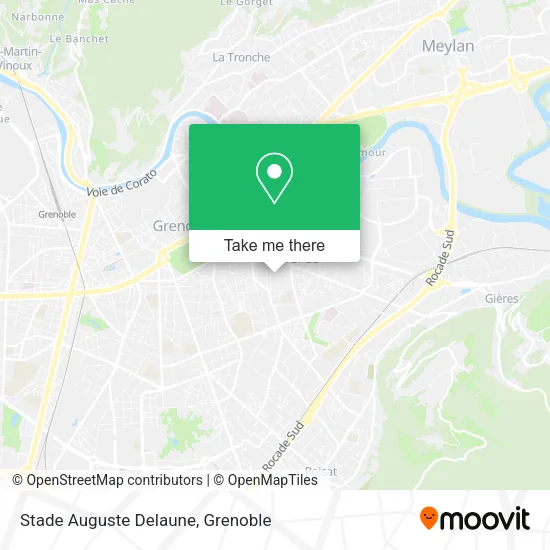 Stade Auguste Delaune map