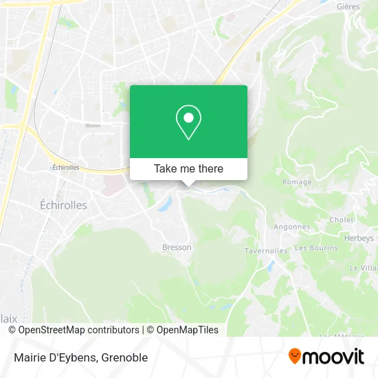 Mairie D'Eybens map