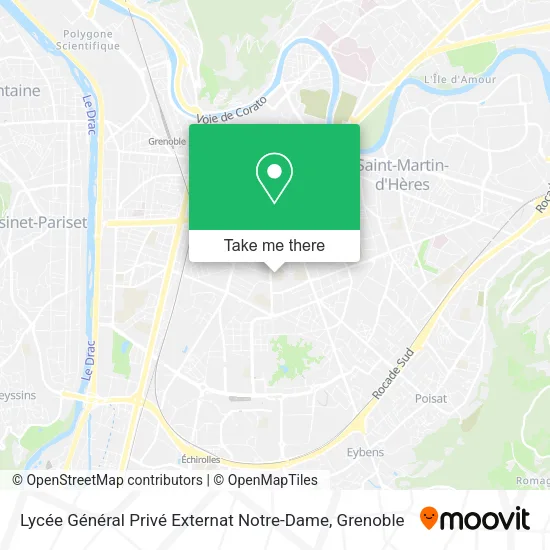Lycée Général Privé Externat Notre-Dame map