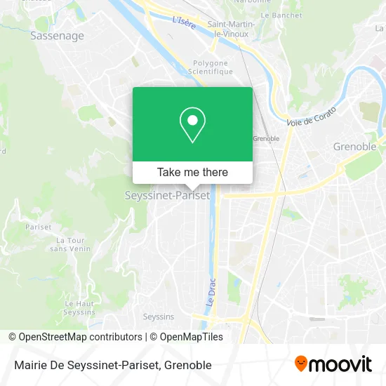 Mairie De Seyssinet-Pariset map