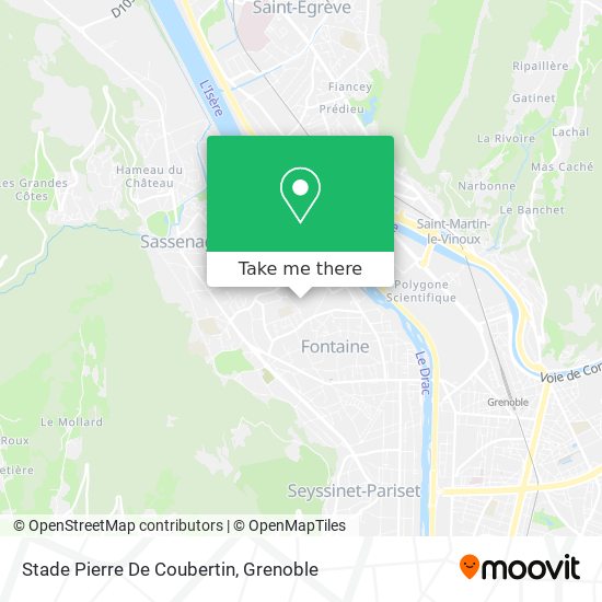 Stade Pierre De Coubertin map