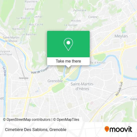 Cimetière Des Sablons map