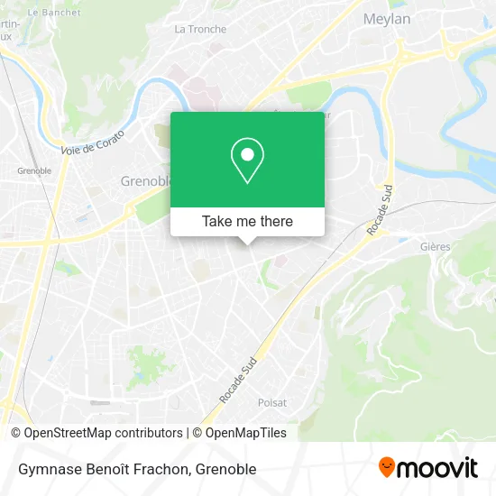 Gymnase Benoît Frachon map