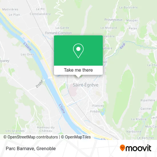 Parc Barnave map