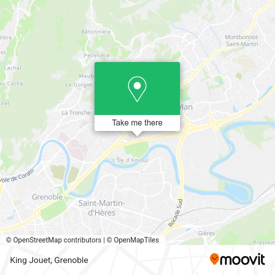 King Jouet map