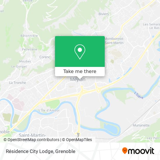 Résidence City Lodge map