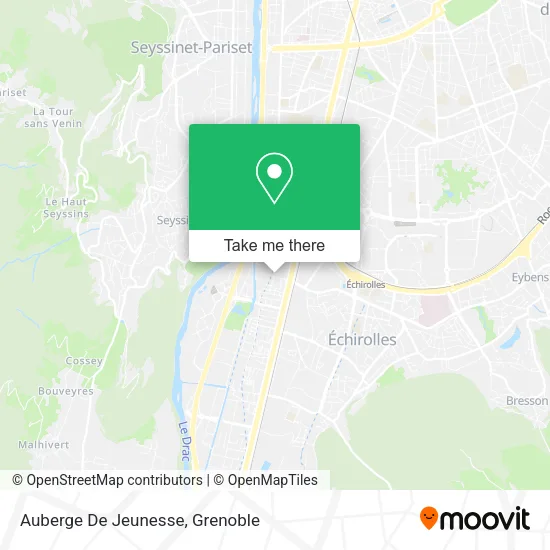 Auberge De Jeunesse map
