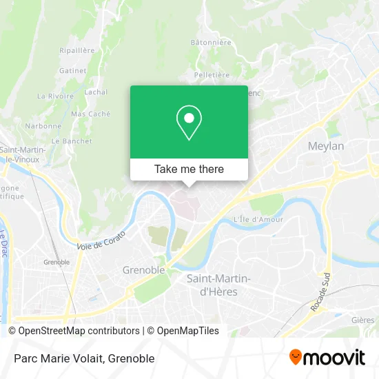 Parc Marie Volait map