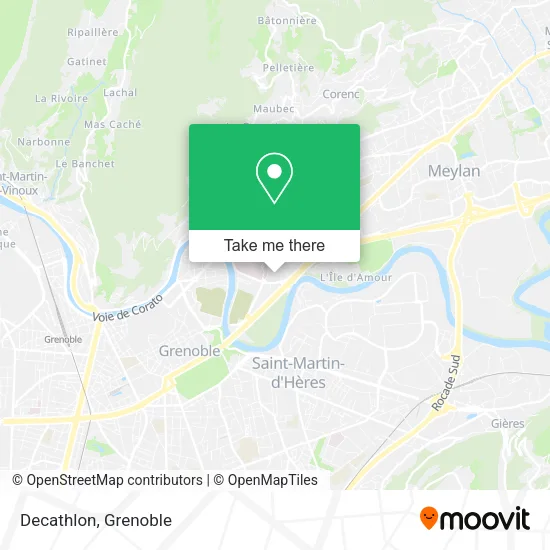 Decathlon map