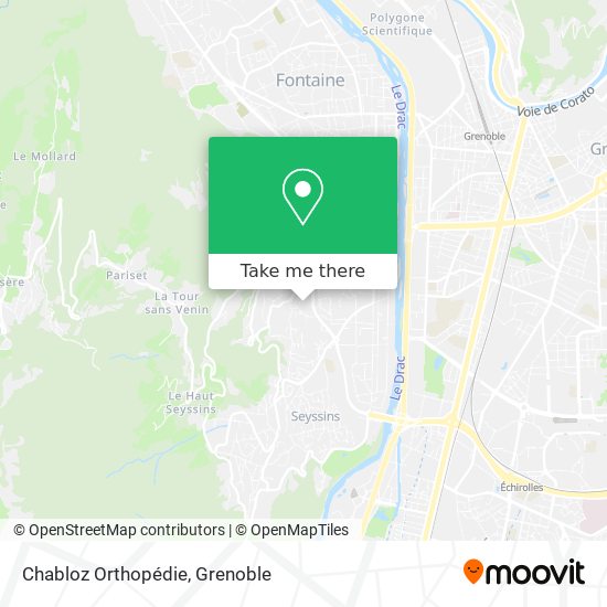 Chabloz Orthopédie map