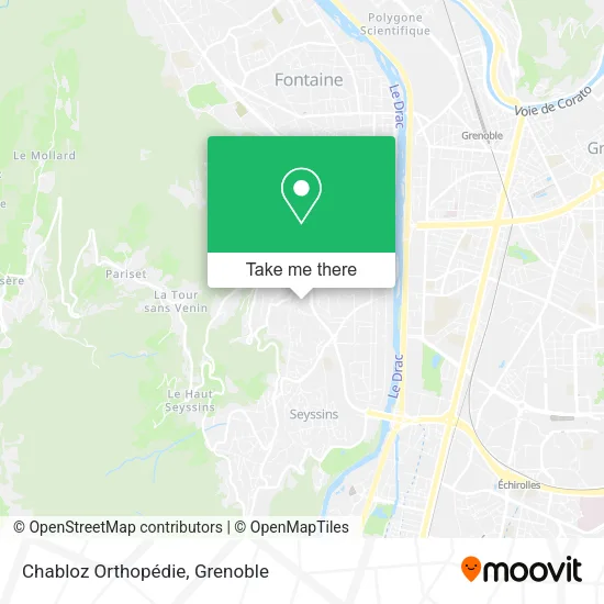 Chabloz Orthopédie map