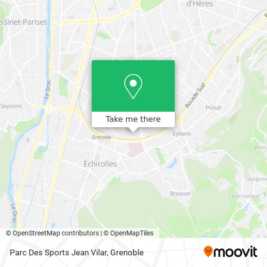 Parc Des Sports Jean Vilar map