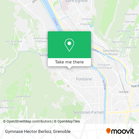 Gymnase Hector Berlioz map