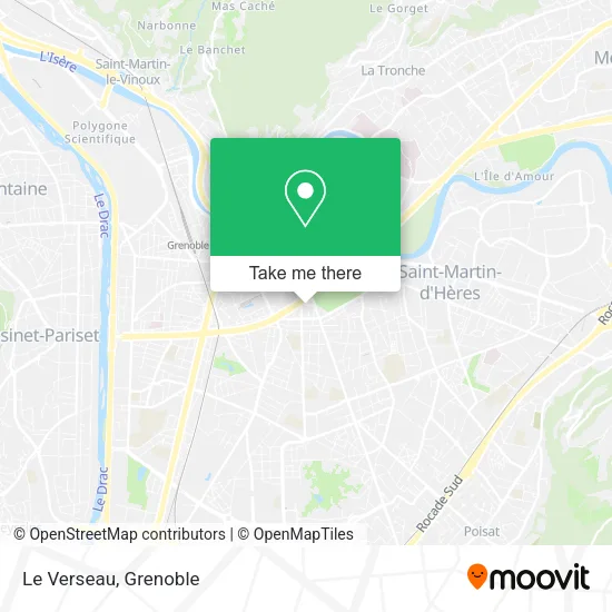 Le Verseau map