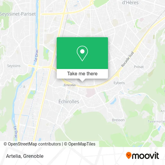 Artelia map