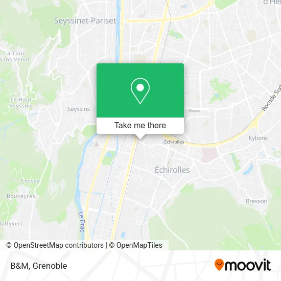 B&M map