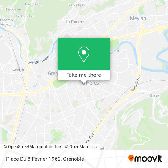 Place Du 8 Février 1962 map