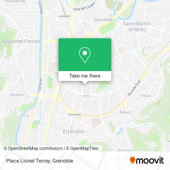 Place Lionel Terray map