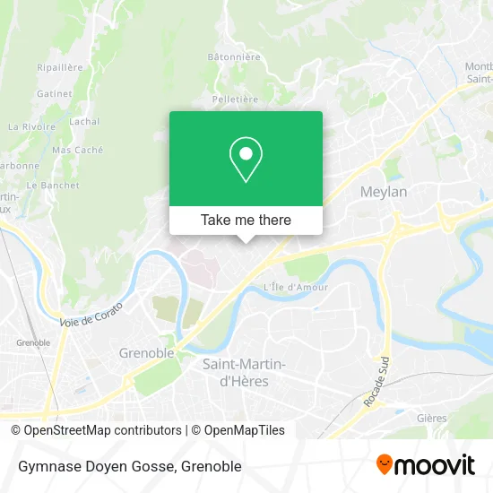 Gymnase Doyen Gosse map