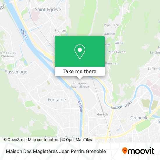 Maison Des Magistères Jean Perrin map