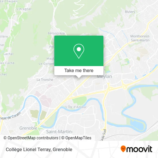 Collège Lionel Terray map
