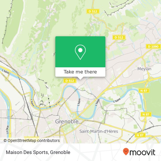 Maison Des Sports map