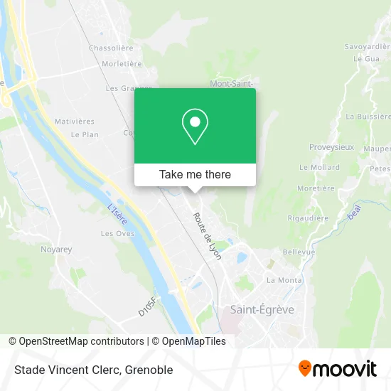 Stade Vincent Clerc map