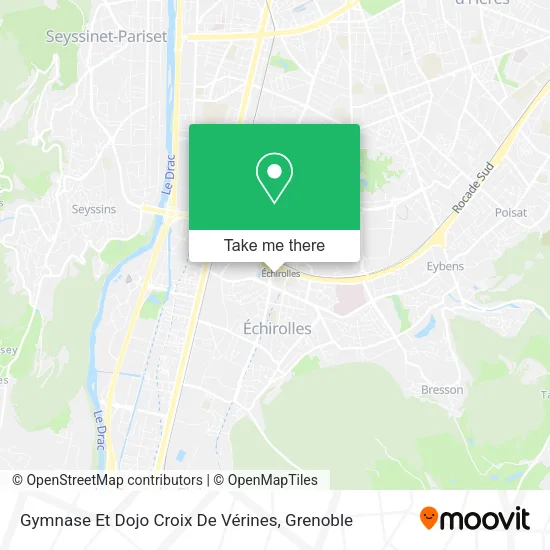 Gymnase Et Dojo Croix De Vérines map