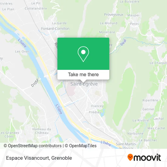 Espace Visancourt map